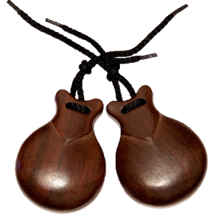 Jale Castañuelas de Imitacion Bubinga Natural Nº5